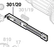 Tringle interrupteur réf. 1 602 319 010 BOSCH